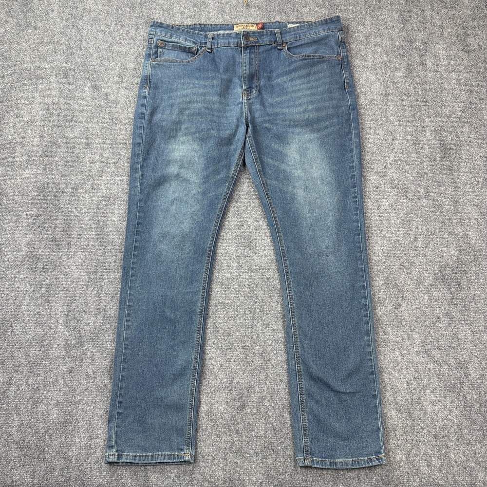 Hudson & Barrow NYC Men's Jeans Size 36x32 Slim Stretch Straight Fit Denim